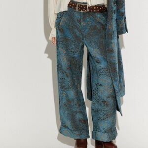 NWT - Royal East Jacquard Harem Pants